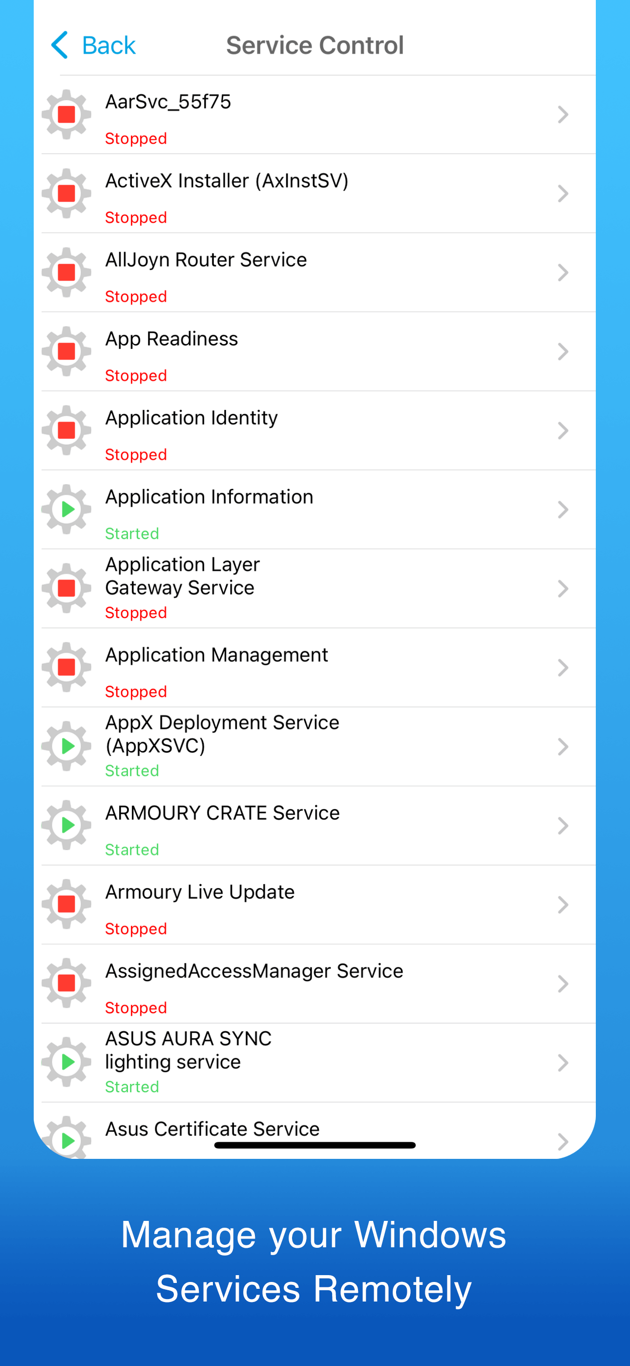 ServerControl by Stratospherix
