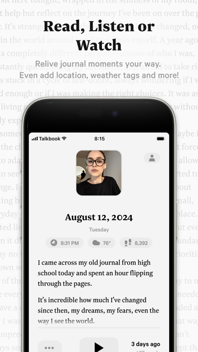 Talkbook Video Journal Screenshot 3 - AppWisp.com Talkbook Video Journal Screenshot 3 - AppWisp.com