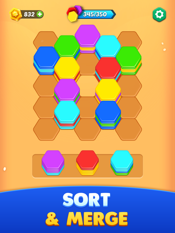 HexaGo - Sorting Puzzle iPad screenshot 5 - Games app