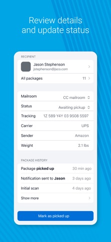 Avigilon Alta Mailroom Screenshot 4 of 5