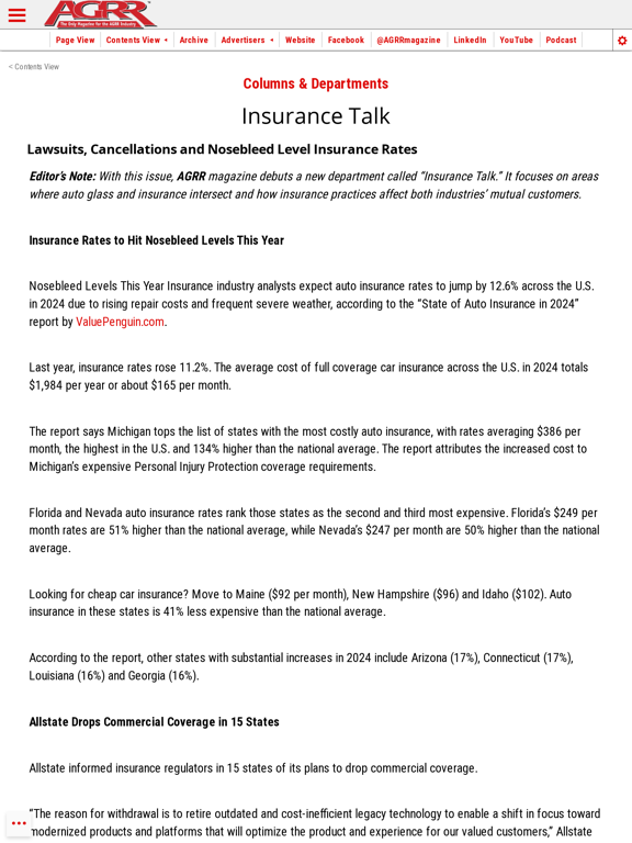 AGRR Mag iPad screenshot 6 - News app