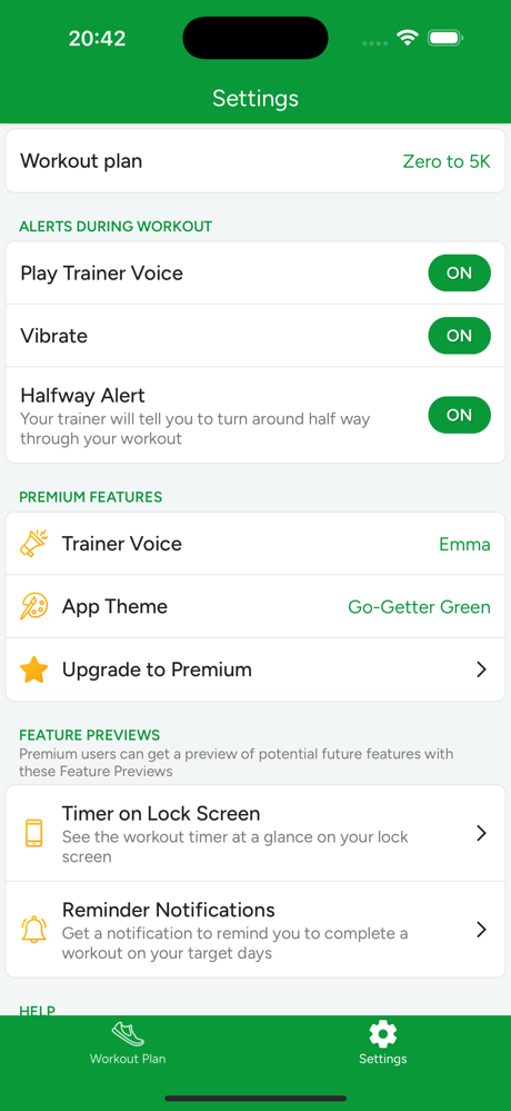 Just Run: Zero to 5K (+10K) screenshot 4
