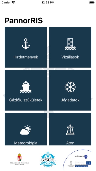 PannonRIS app screenshot 1