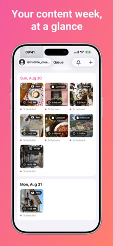 Instime iPhone screenshot