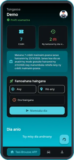 Taxi-Brousse APP screenshot 2