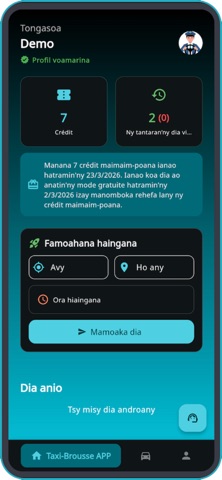 Taxi-Brousse APP screenshot