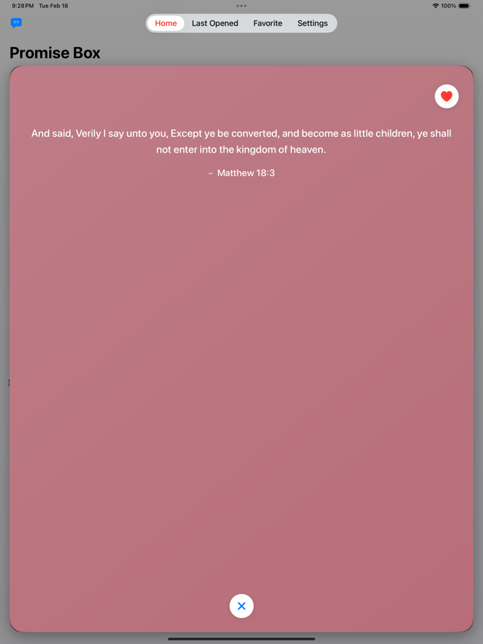 Promise Box - Gods Word