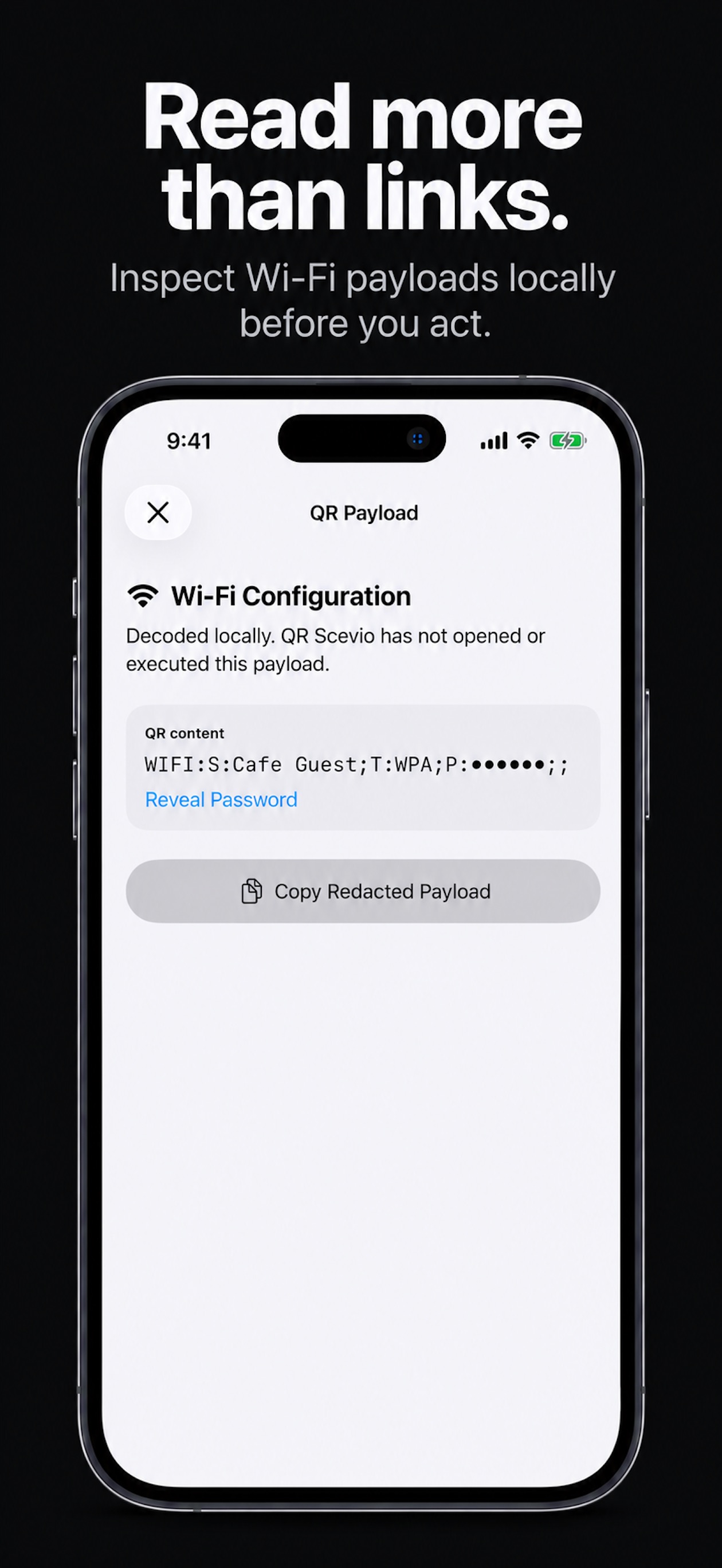 Screenshot 3 of QR Scevio: Safe QR Scanner