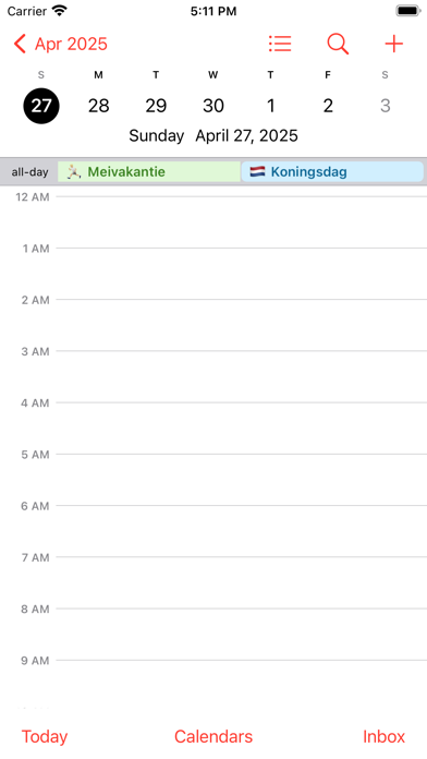 Feestdagen Schoolvakanties NL Screenshot