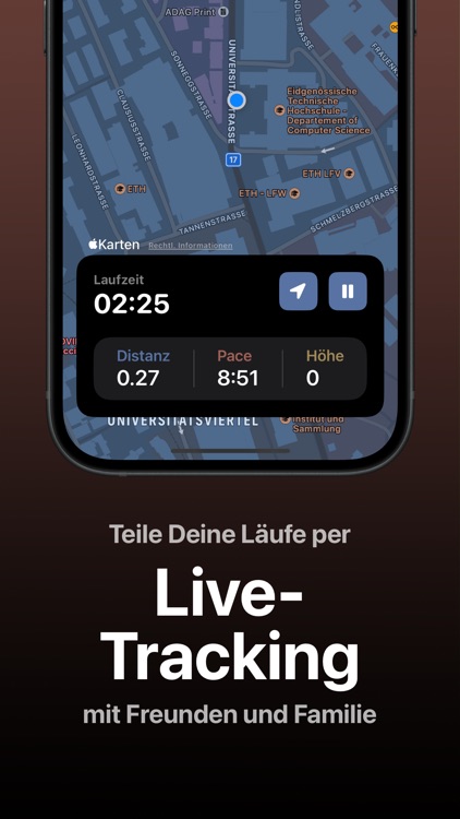 FollowMyRun: Lauf App