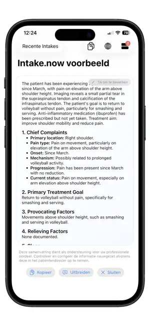 Intake.now screenshot 3