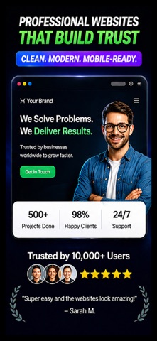 AI Website Builder: TextToWeb screenshot