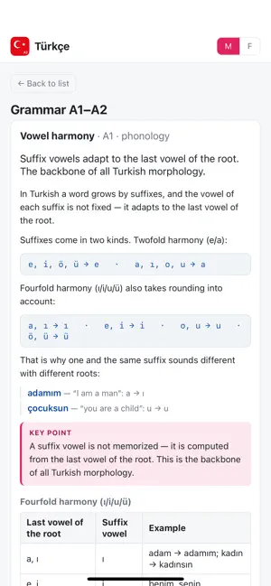 Turkish A2 in English screenshot 4