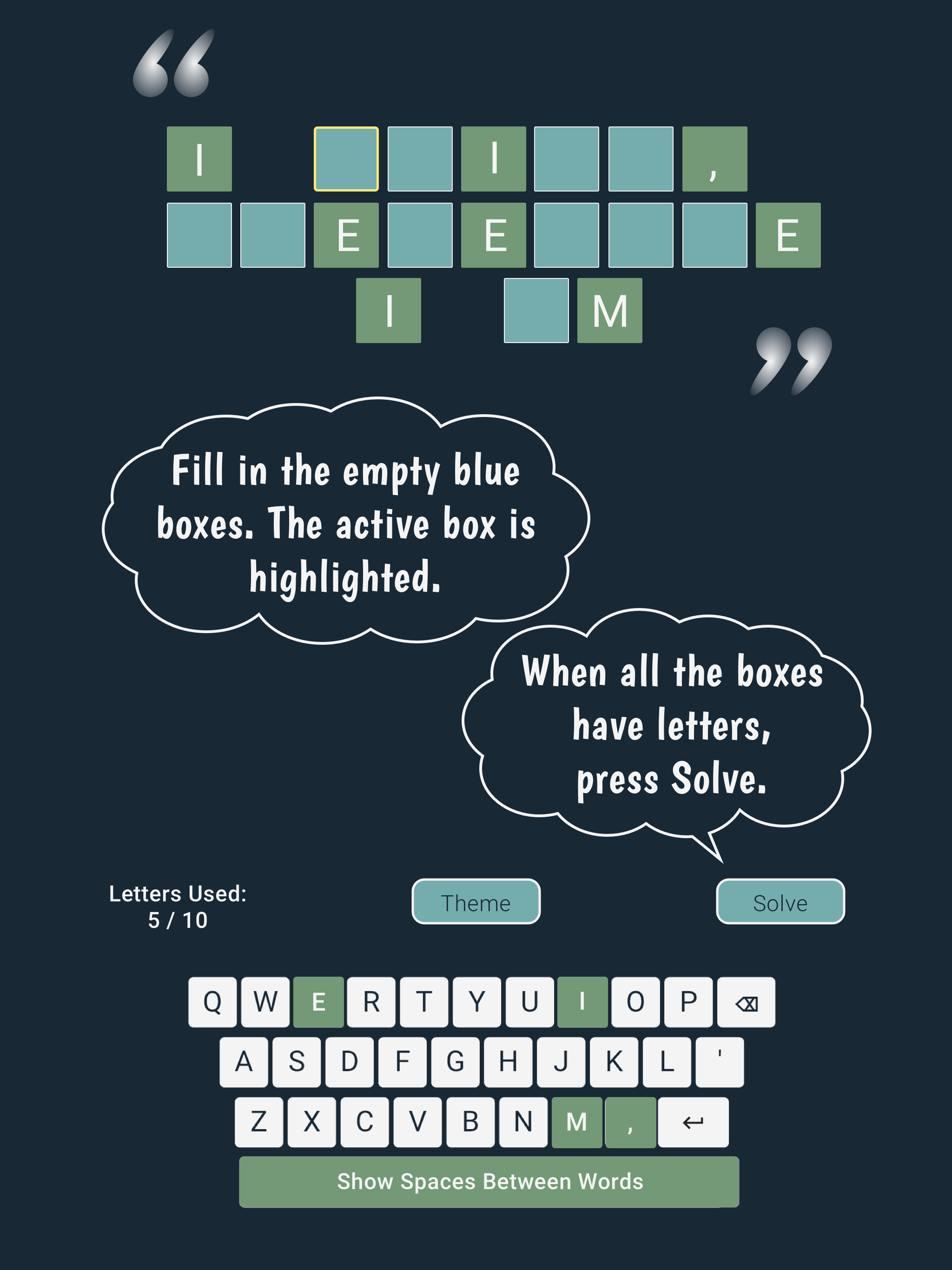 Daily Quote Game