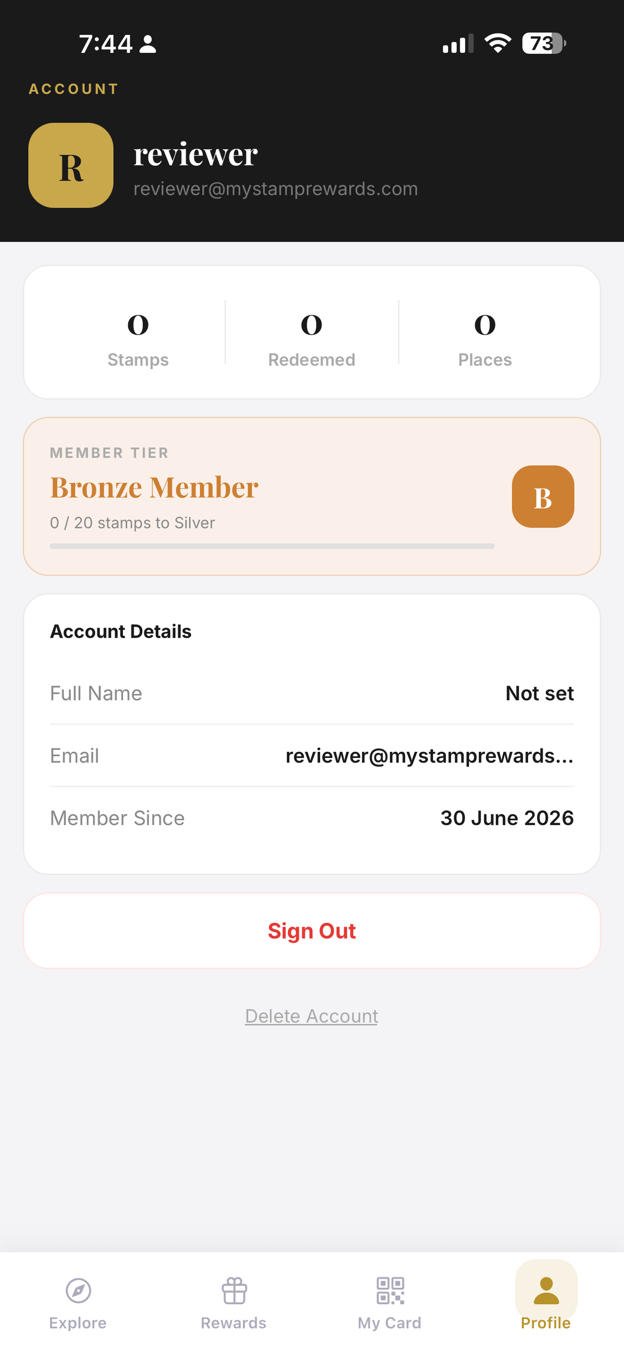 MyStamp Rewards screenshot 9