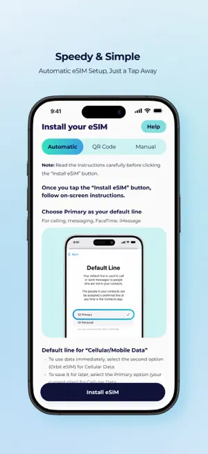 Orbit Mobile: Travel eSIM screenshot 4