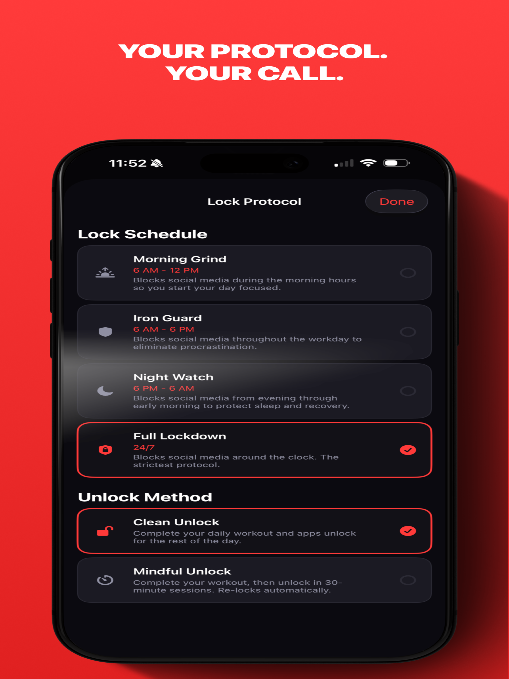 GrindLock - App & Phone Lock