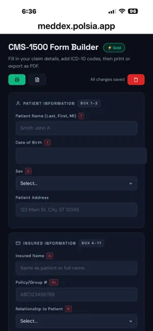 MedDex screenshot 2