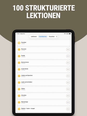Koreanisch leicht lernen iPad screenshot