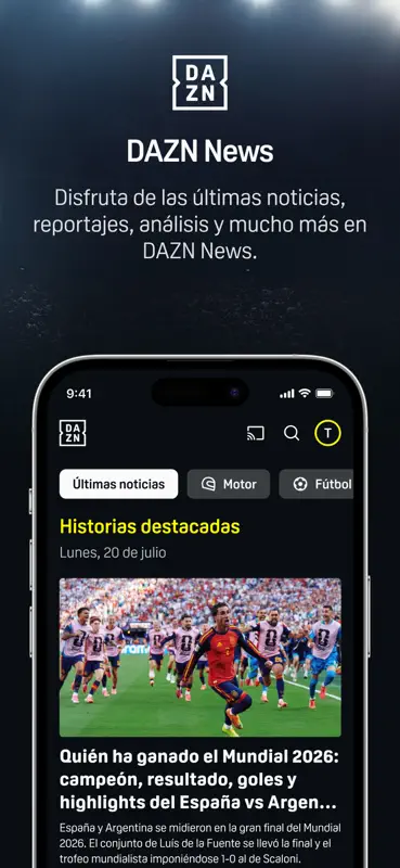 DAZN: Deportes en Directo screenshot 5 of 9