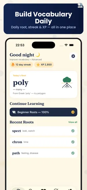 Vocab Roots by ChatStick screenshot 1