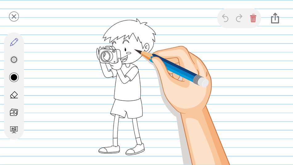 #2. Whiteboard Simple Drawing app (iOS) 由: Rakesh Kumar