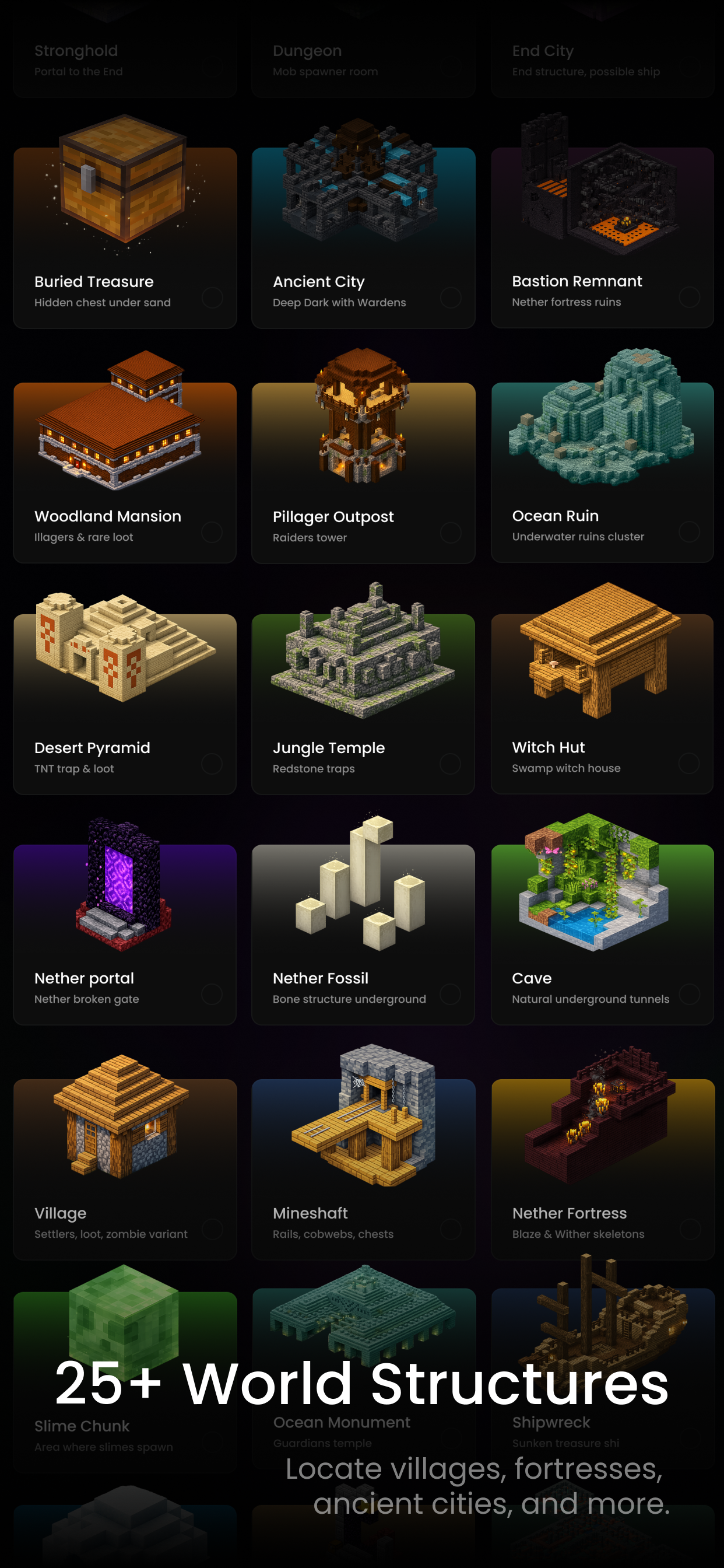 Finder Diamond Ore for MC