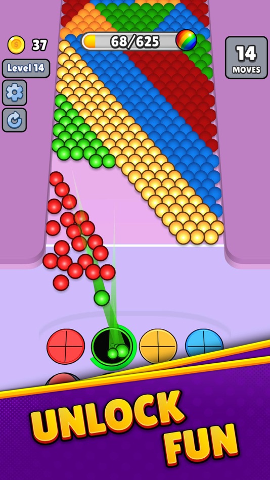 #2. Bubble Drop 3D! (iOS) 来自: Jakub Szolomicki