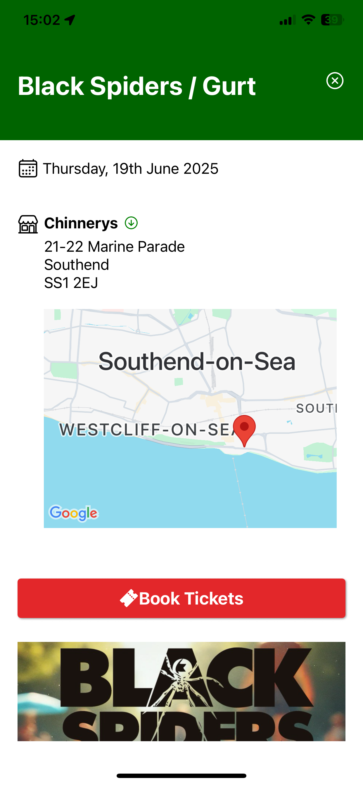 Southend Gig Guide screenshot 3