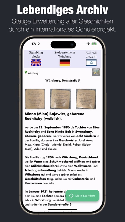 Stolpersteine Würzburg screenshot-4