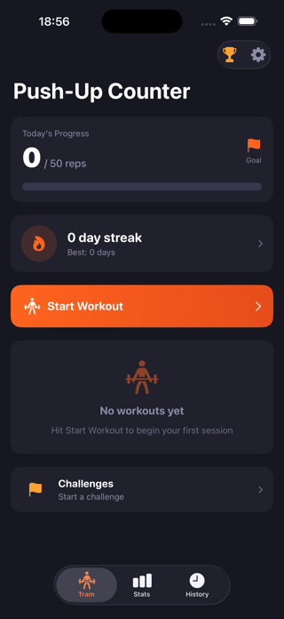 Pushly: Push-Up Counter Screenshot 1 of 3