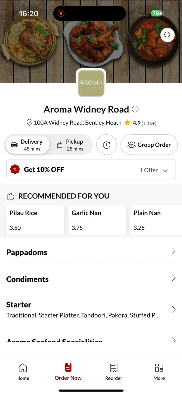 Screenshot #2 pour Aroma Widney Road