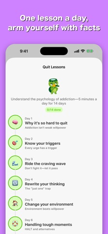 Quit Smoking: Widget Tracker Screenshot 6 of 9