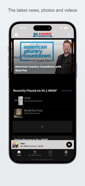 94.1 WNNF Queen City Country screenshot 1