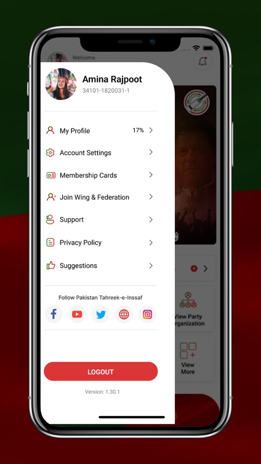 #3. PTI Raabta (iOS) Podle: PAKISTAN TEHREEK-E-INSAF