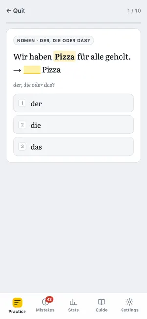 Praktisch – German Grammar screenshot 4