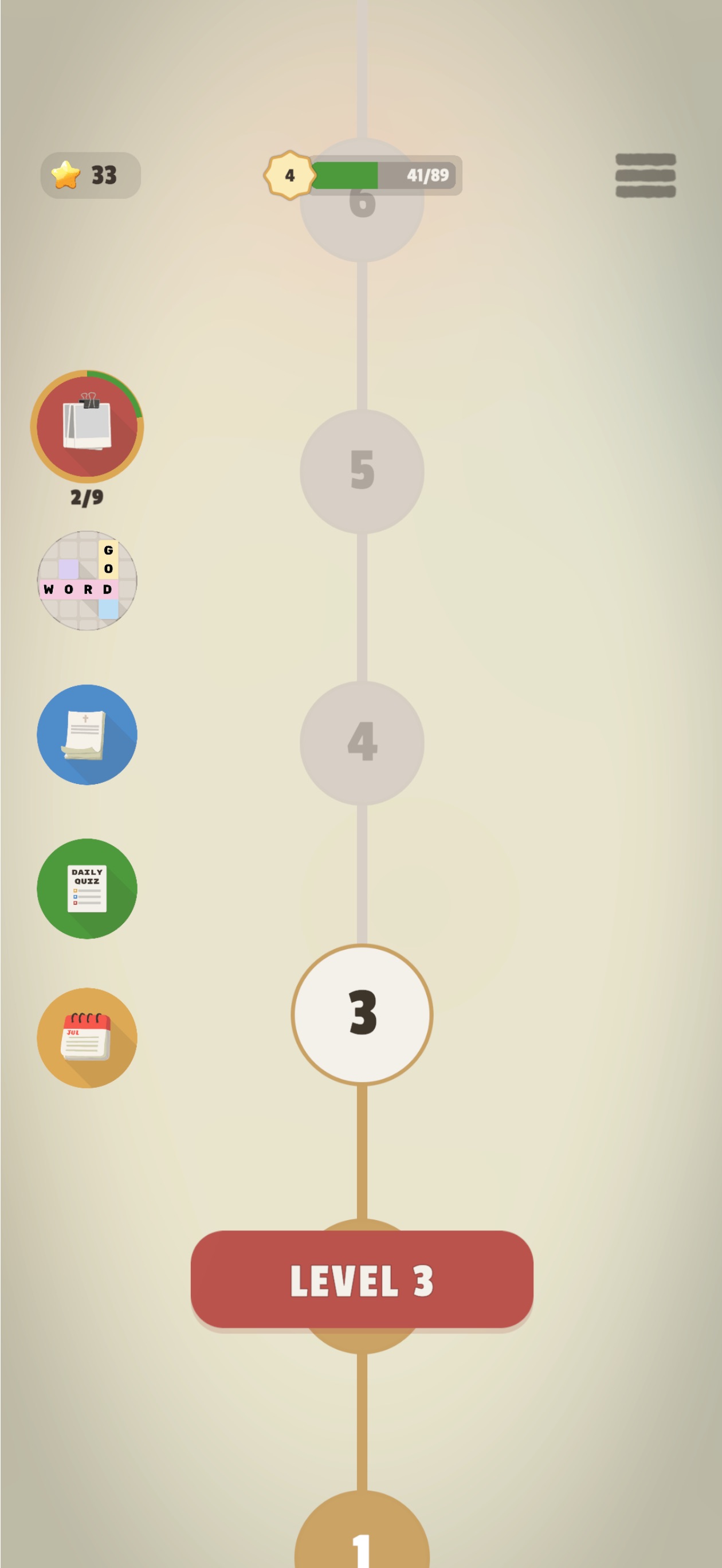 Screenshot 1 of Bible Journey: Quiz & Puzzle