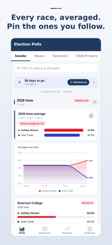 Election Tracker app screenshot 1