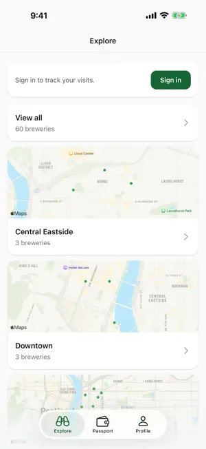 Beervana: PDX Brewery Passport screenshot 1