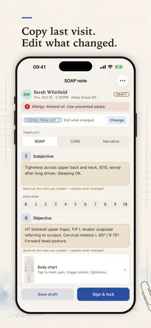 SOAP Notes: Massage & Physio screenshot 2