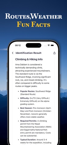 Mountain Identifier: PeakGuide screenshot