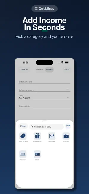The MoneyTracker screenshot 3