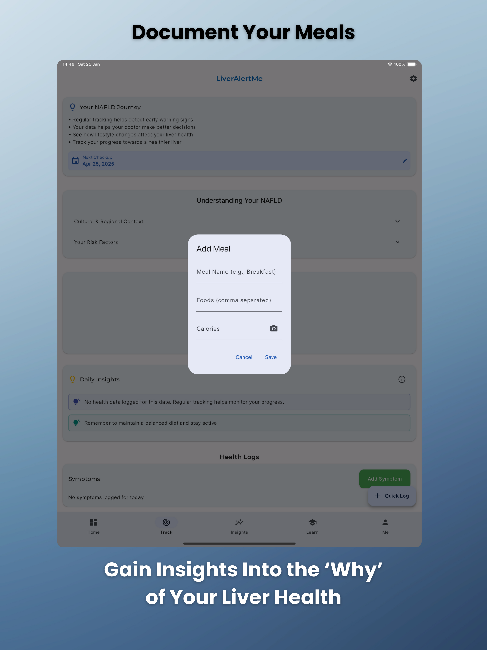 LiverAlertMe: Fatty Liver Care screenshot 16