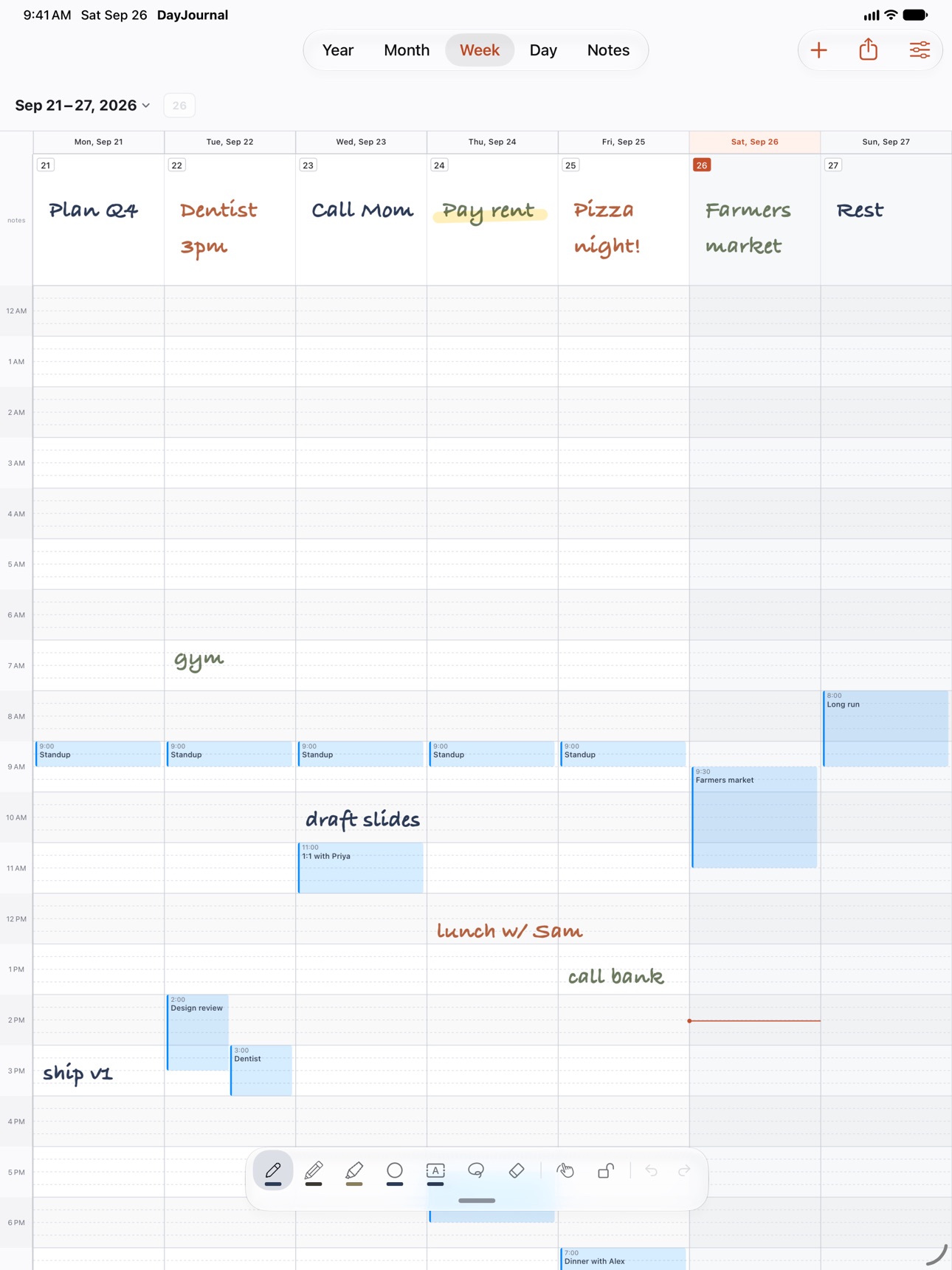 Screenshot 5 of DayJournal: Planner & Notes