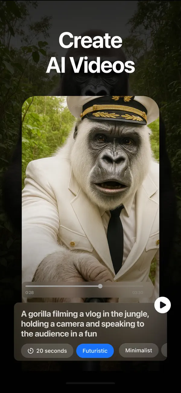 Screenshot #2 pour AI Video Generator - iVideo
