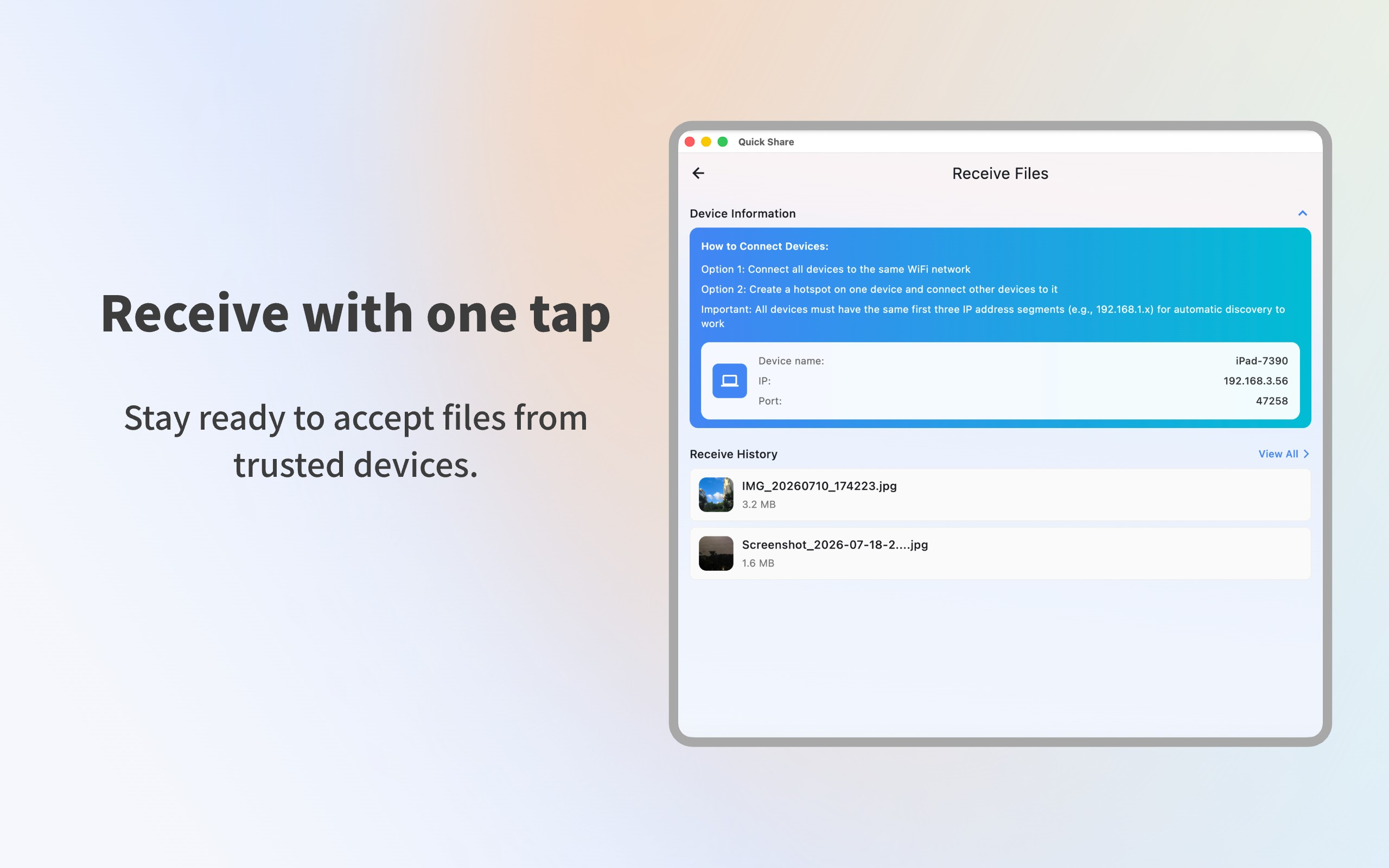 Quick Share File Transfer screenshot 12
