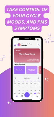PMDD Tracker: HealCycle Screenshot 1 of 7