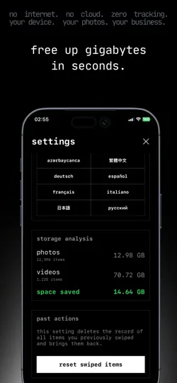 Swayp - Galeri Temizleyici iPhone Ekran Görüntüsü 3