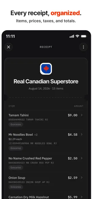 Moolo: Receipt Organizer screenshot 3