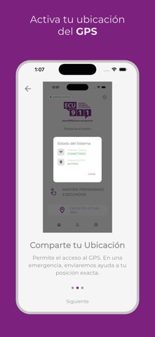 ECU 911 Botón Violeta Screenshot 3 of 7